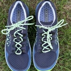 Astral Women's Navy and Lime Athletic Shoes